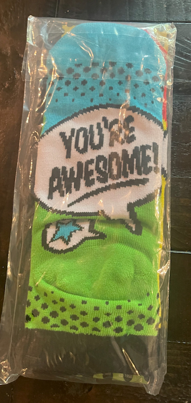 You're Awesome!You're Appreciated! Ankle Socks Thank You Volunteers New